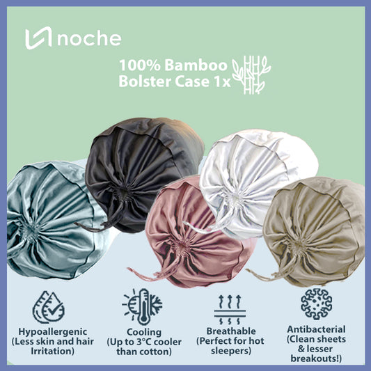 noche bamboo bolster case (1x Bolster Case) nochesleep