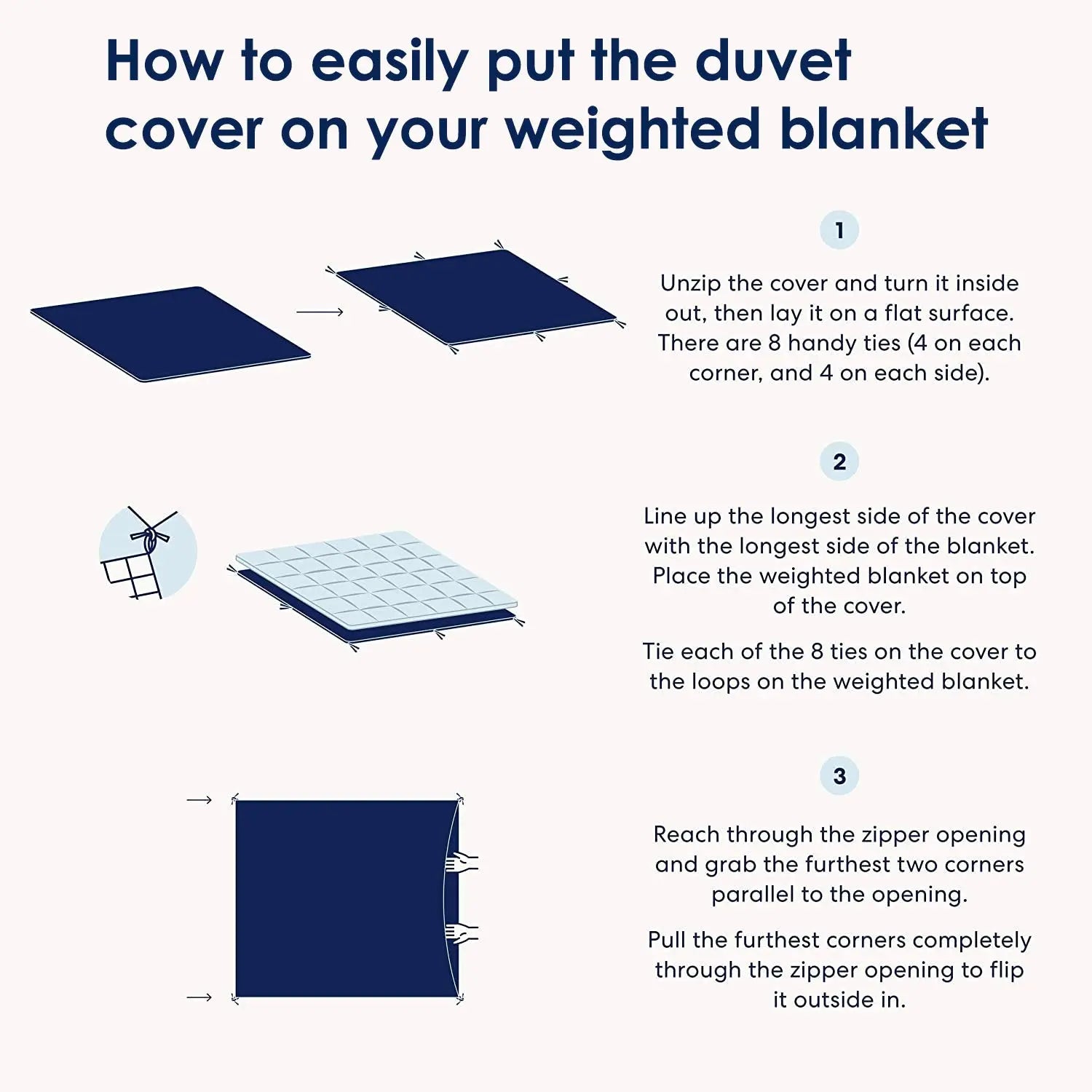 Noche Weighted Blanket Cotton Cover - nochesleep